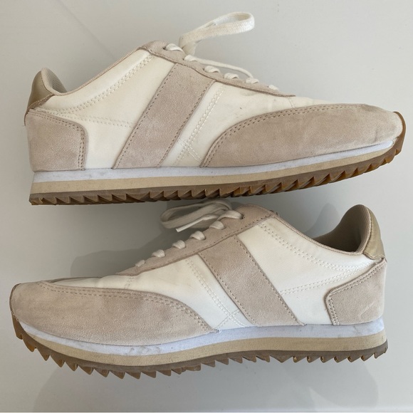 j crew trainers in metallic - Picture 2 of 6